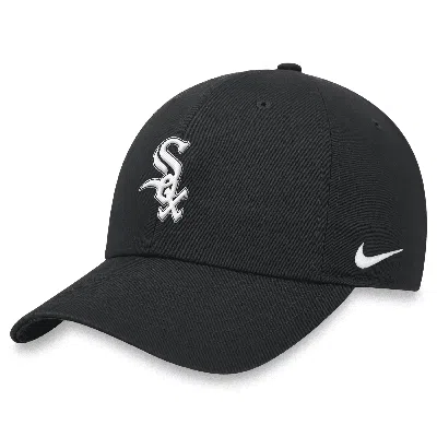 Nike Chicago White Sox Club  Men's Mlb Adjustable Hat In Black