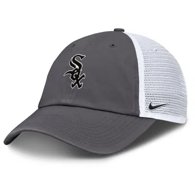 Nike Chicago White Sox Club  Men's Mlb Trucker Adjustable Hat In Gray