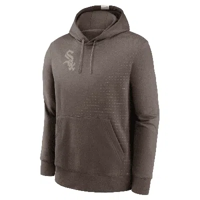 Nike Chicago White Sox Statement  Men's Mlb Pullover Hoodie In Brown