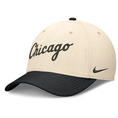 Nike Chicago White Sox Statement Rise Swoosh  Men's Dri-fit Mlb Hat