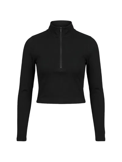 Nike Chill Half-zip Sweater In Black