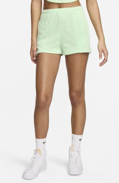 NIKE NIKE CHILL HIGH WAIST FRENCH TERRY SHORTS