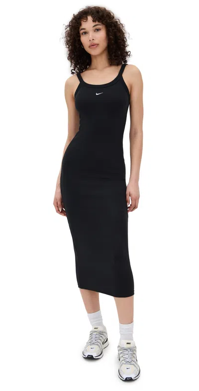 Nike Tank Midi Dress In Black