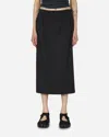 Nike Chill Knit Ribbed Midi Skirt In Black