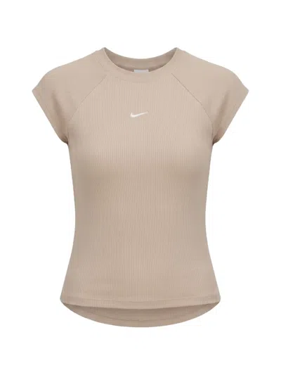 Nike Chill Logo-detail T-shirt In Neutral