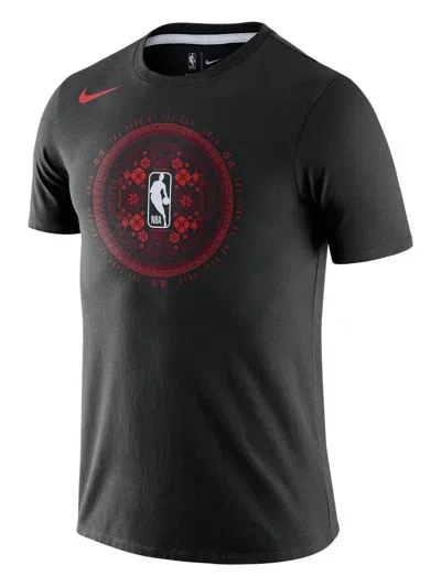 Nike Chinese New Year Graphic Print T-shirt In Black