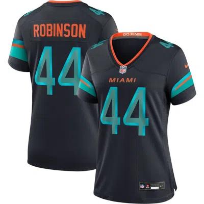 Nike Chop Robinson Pitch Blue Miami Dolphins 2025 Rivalries Collection Game Jersey