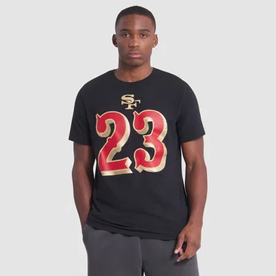Nike Christian Mccaffrey San Francisco 49ers Rivalries Collection  Men's Nfl T-shirt In Black