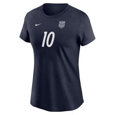 Nike Christian Pulisic Team Usa  Women's Soccer T-shirt In Blue