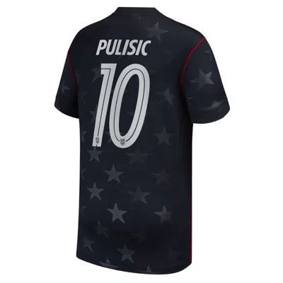 Nike Christian Pulisic Usmnt 2026 Stadium Away Big Kids'  Dri-fit Soccer Jersey In Blue