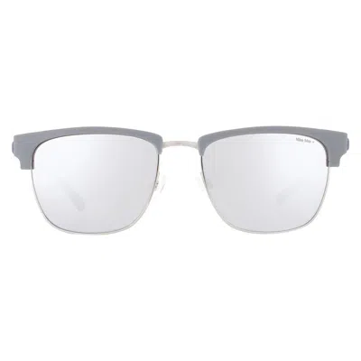 Nike Chrome Mirrored Square Men's Sunglasses  Essence Groove If1092x 084 56 In Gray
