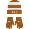 Nike Kids'  Chunky Stripe Peak Beanie In Multi