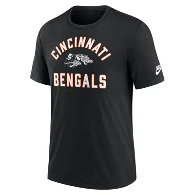 Nike Black Cincinnati Bengals Favorable Timeline Tri-blend T-shirt