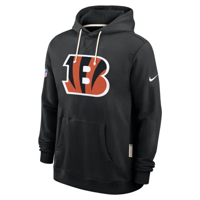 Nike Cincinnati Bengals Initial Home Sideline  Men's Dri-fit Nfl Pullover Hoodie In Black