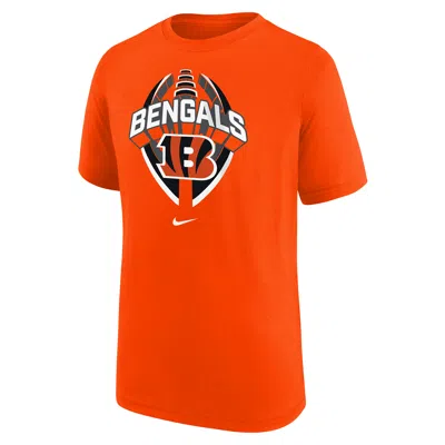 Nike Cincinnati Bengals Legend Icon Big Kidsâ  Dri-fit Nfl T-shirt In Orange