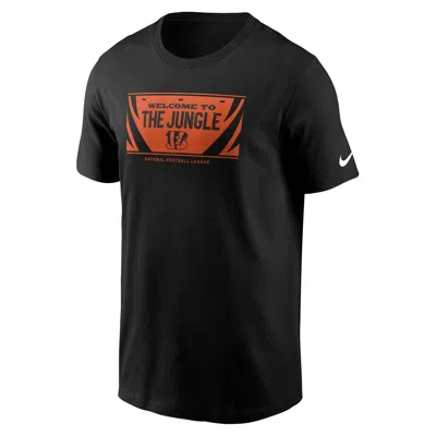 Nike Cincinnati Bengals Local Essential  Men's Nfl T-shirt In Black