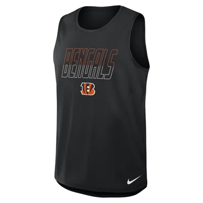 Nike Cincinnati Bengals  Men's Dri-fit Nfl Tank Top In Black