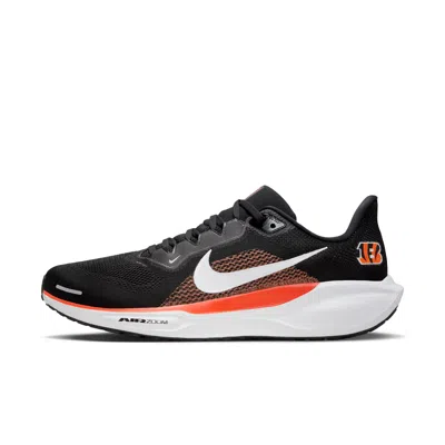 Nike Cincinnati Bengals Pegasus 41  Men's Nfl Road Running Shoes In Black