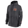 Nike Cincinnati Bengals Playbook Page Club  Men's Nfl Full-zip Hoodie In Gray