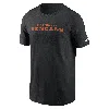 Nike Cincinnati Bengals Primetime Wordmark Essential  Men's Nfl T-shirt In Black