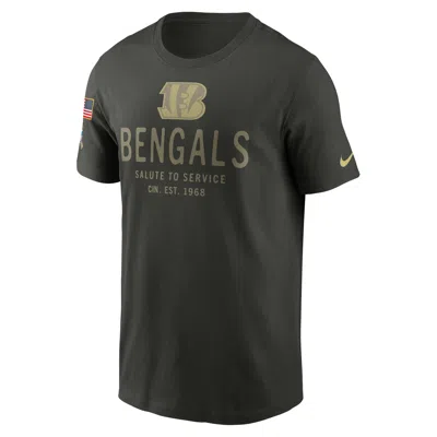 Nike Cincinnati Bengals Salute To Service Sideline Primary Edge  Men's Dri-fit Nfl T-shirt In Green