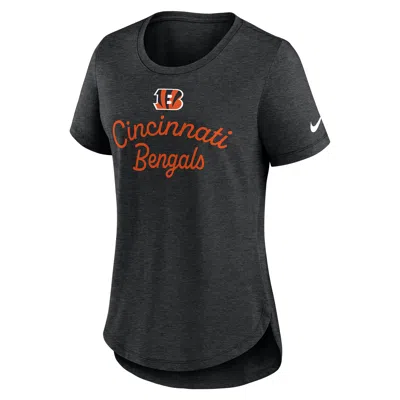 Nike Cincinnati Bengals Script  Women's Nfl T-shirt In Black