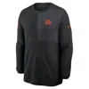 Nike Cincinnati Bengals Sideline Coach  Men's Dri-fit Nfl Long-sleeve Top In Gold