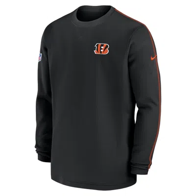 NIKE CINCINNATI BENGALS SIDELINE COACH MENÂS  MEN'S NFL LONG-SLEEVE TOP,1015767389