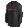 Nike Cincinnati Bengals Sideline  Men's Nfl Long-sleeve Windshirt In Black
