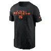 Nike Cincinnati Bengals Sideline Team Issue  Men's Dri-fit Nfl T-shirt In Black