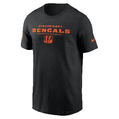 Nike Cincinnati Bengals Sideline Team Issue  Men's Dri-fit Nfl T-shirt In Black