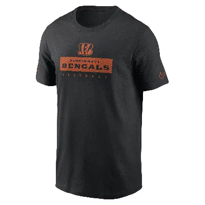 Nike Cincinnati Bengals Sideline Team Issue  Men's Dri-fit Nfl T-shirt In Black