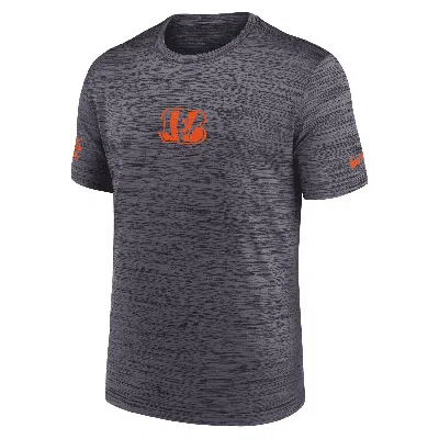 Nike Cincinnati Bengals Sideline Team Issue Velocity  Men's Dri-fit Nfl T-shirt In Gray