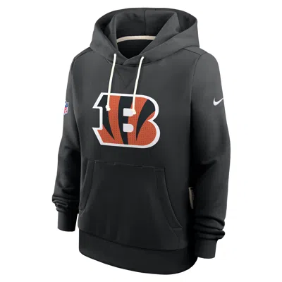 Nike Cincinnati Bengals Sideline  Women's Dri-fit Nfl Pullover Hoodie In Black