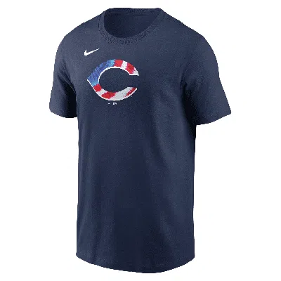 Nike Cincinnati Reds Americana  Men's Mlb T-shirt In Blue