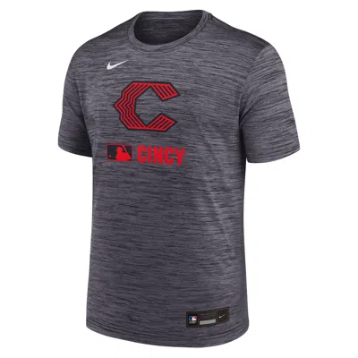 NIKE CINCINNATI REDS AUTHENTIC COLLECTION CITY CONNECT VELOCITY  MEN'S DRI-FIT MLB T-SHIRT,1015813613