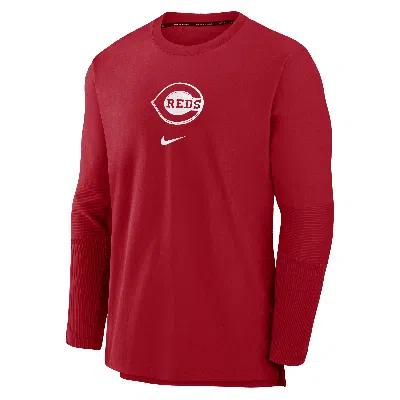 Nike Cincinnati Reds Authentic Collection Player  Men's Dri-fit Mlb Pullover Jacket