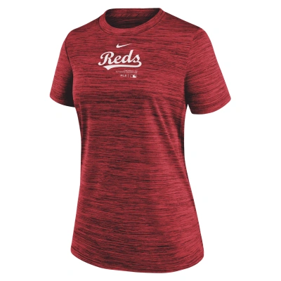 Nike Cincinnati Reds Authentic Collection Practice Velocity  Women's Dri-fit Mlb T-shirt