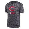 Nike Cincinnati Reds Authentic Collection Velocity  Men's Dri-fit Mlb T-shirt In Black