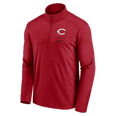 Nike Cincinnati Reds Franchise Logo Pacer  Men's Dri-fit Mlb 1/2-zip Jacket