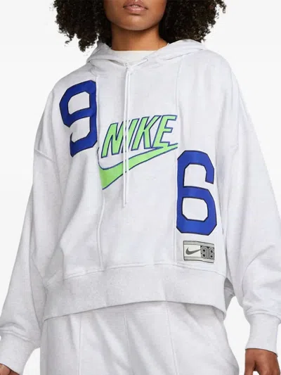 Nike Circa 96 Logo-print Hoodie In White