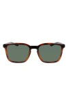 Nike Circuit 55mm Square Sunglasses In Tortoise/green