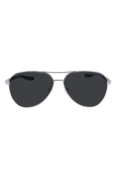 Nike City 61mm Aviator Sunglasses In Gunmetal/grey