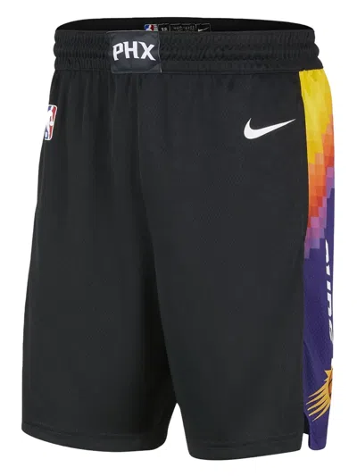 Nike City Edition Nba "black" Swingman Shorts In 黑色