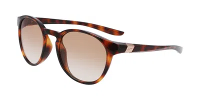 Nike City Elan M Fb1316 220 Women's Sunglasses Tortoiseshell Size 49 In Brown