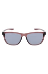 Nike City Icon 61mm Rectangle Sunglasses In Brown