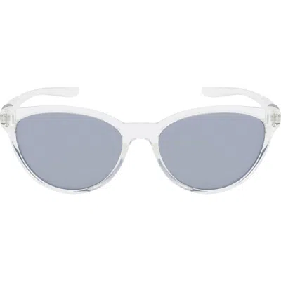 Nike City Persona 57mm Cat Eye Sunglasses In White