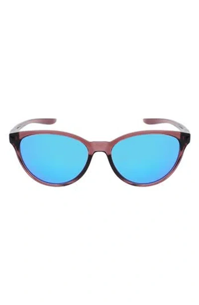 Nike City Persona 57mm Mirrored Cat Eye Sunglasses In Pink