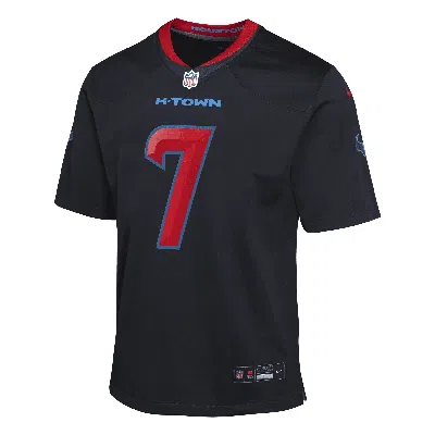 Nike C.j. Stroud Houston Texans Big Kids'  Nfl Game Jersey In Blue