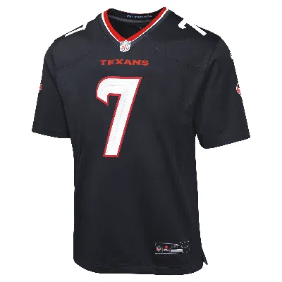 Nike C.j. Stroud Houston Texans Big Kids'  Nfl Game Jersey In Blue